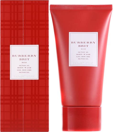 burberry brit red body wash